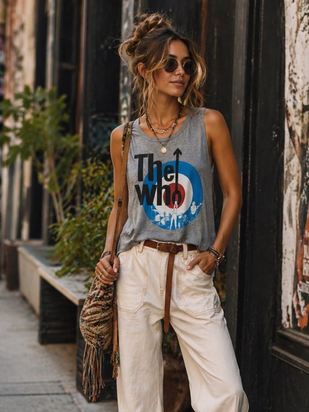 Chaser NWT “The Who” Graphic Muscle Tank | Vintage Rock Band Tee - Picture 2 of 14